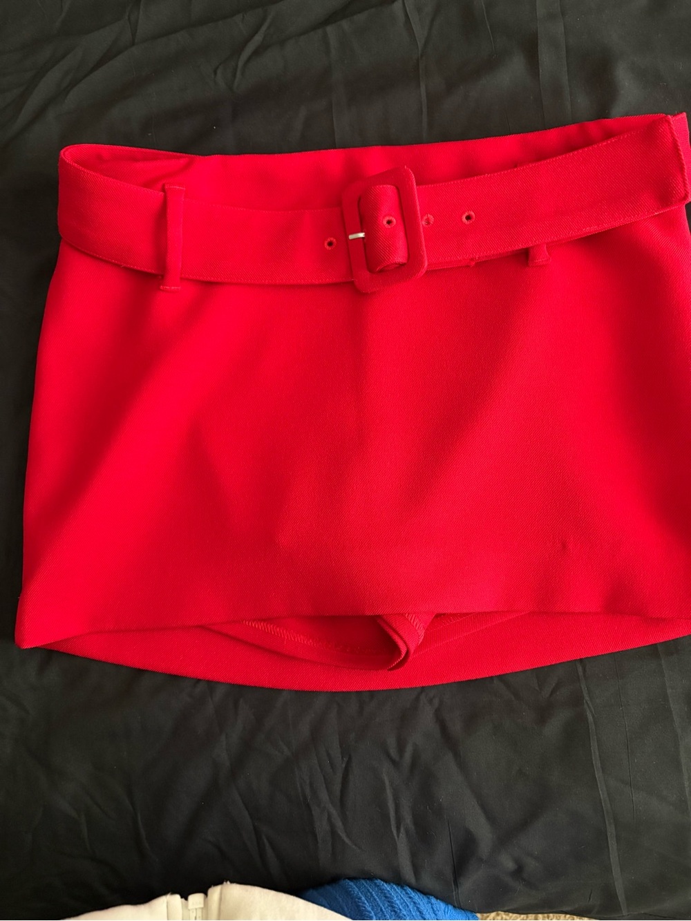 Express Red Belted Skort